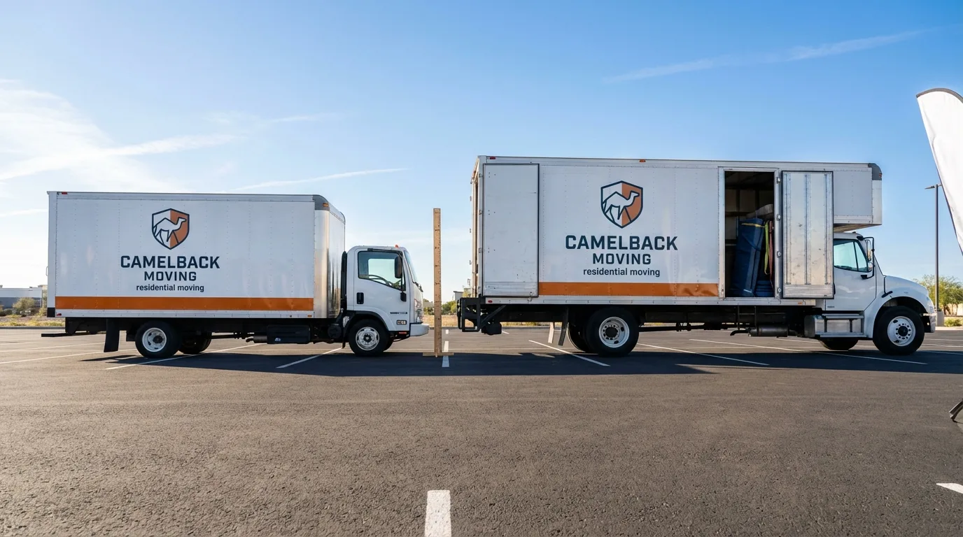 Moving truck size capacity guide in Rancho Cucamonga